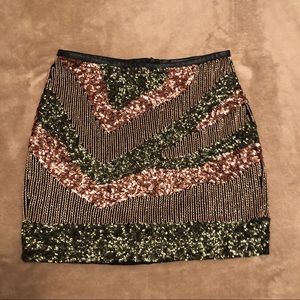 H&M sequined mini skirt
